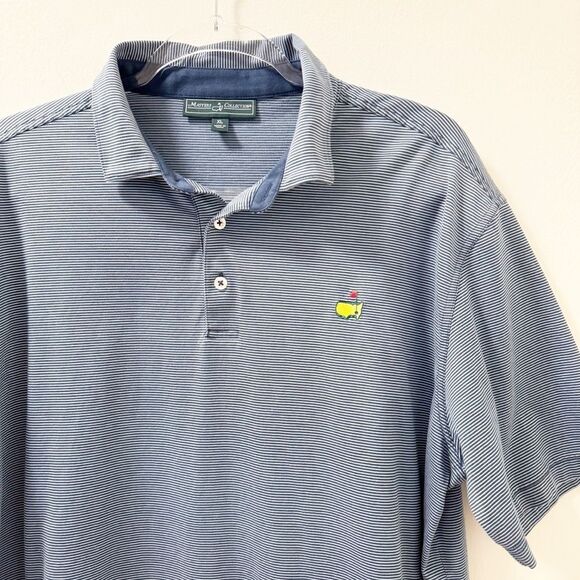 Masters Collection Men’s Striped Polo Shirt - Size XL - Picture 2 of 5